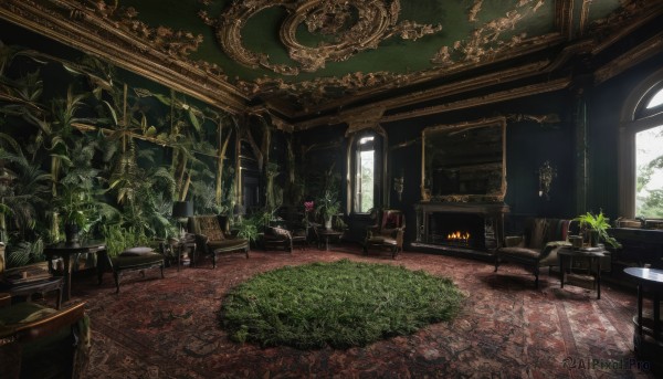 A indoors in the heart of a beautiful day