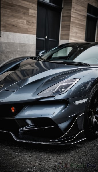 A motor vehicle set against the backdrop of a breathtaking dynamic scene