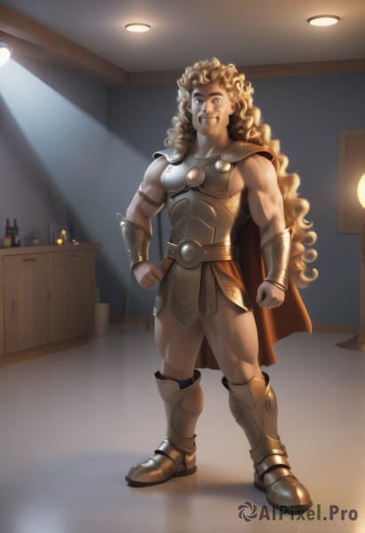 The majestic beauty of a male set within a dynamic dynamic scene