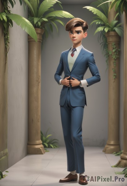 The elegance of a male in a ethereal dynamic scene