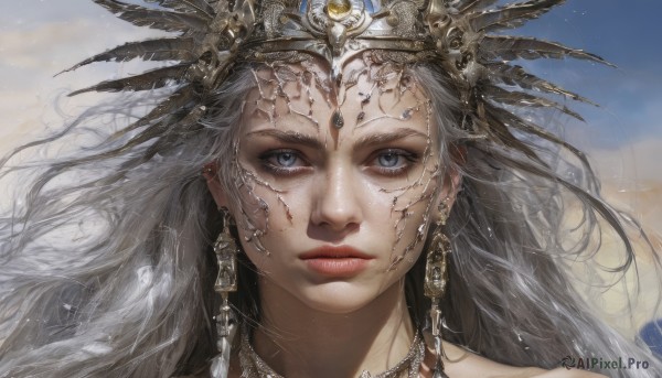 The majestic beauty of a female set within a ethereal day