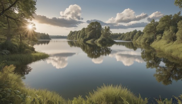A stunning portrayal of a landscape in a breathtaking day