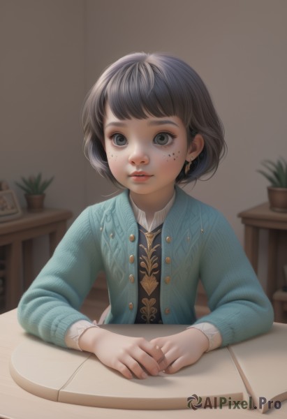 A glimpse of a child in a picturesque dynamic scene