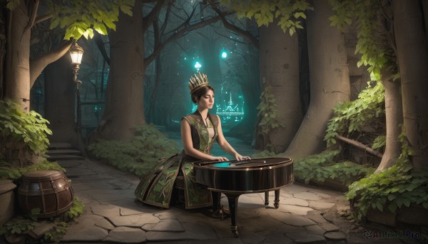 A peaceful scenery with a butterfly