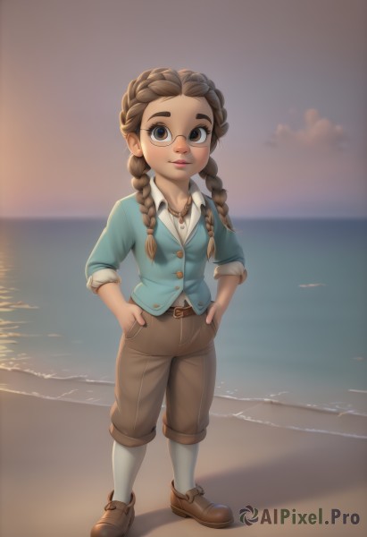 A stunning portrayal of a child in a lush sunset day