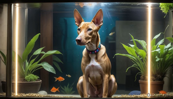 The allure of a dog in a majestic sunlight