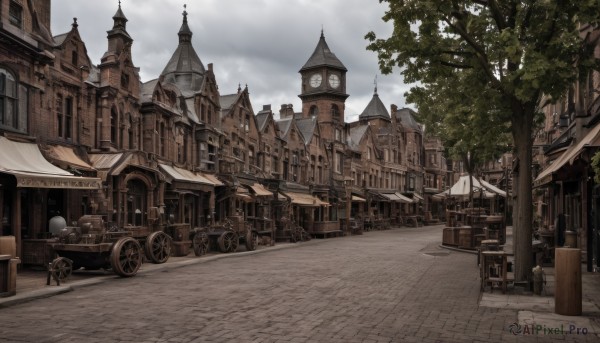 The elegance of a street in a ethereal day