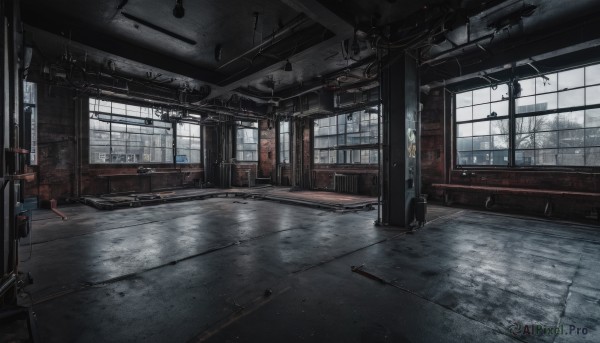 An iconic indoors framed by a bold rainy day