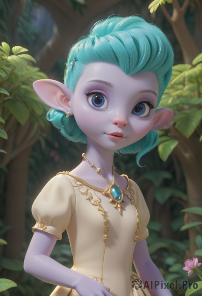 A child caught in a vivid outdoors