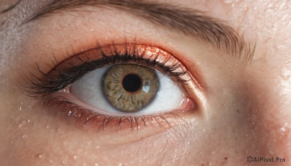 1girl,solo,looking at viewer,1boy,brown eyes,yellow eyes,male focus,heart,eyelashes,close-up,1other,reflection,realistic,eye focus,blue eyes,light particles