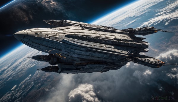 A delightful capture of a spacecraft within scenery