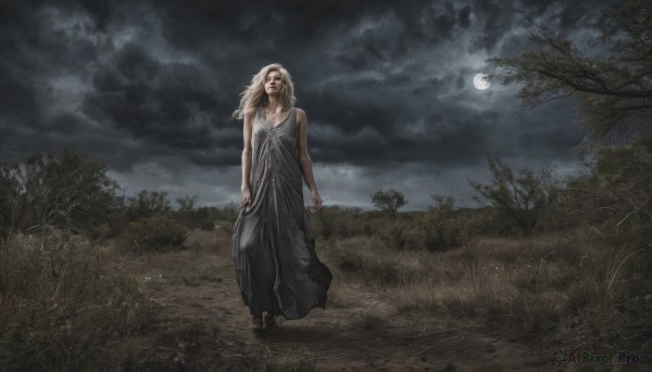 A breathtaking view of a female in outdoors