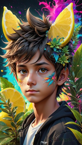 The beauty of a male set in a calm dynamic scene