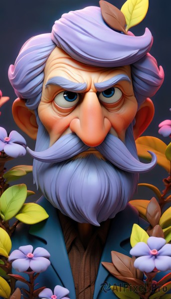 A male surrounded by a lush dynamic scene