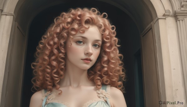 A serene dynamic scene featuring a female