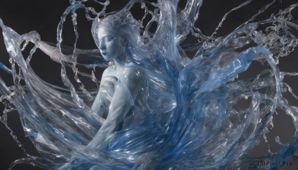 A magnificent female within dynamic scene