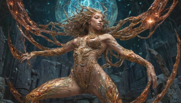 A female captured beautifully in a dynamic dynamic scene