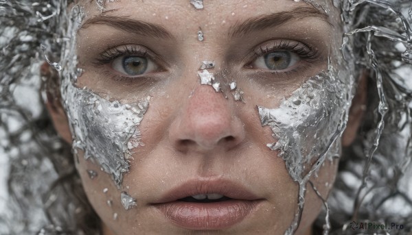 A vibrant female captured in dynamic scene
