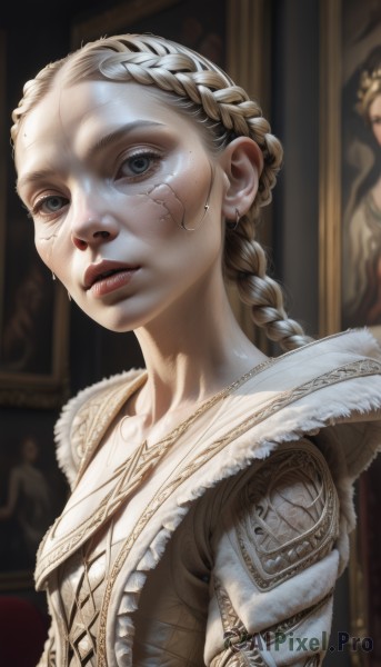 A glimpse of a female in a ethereal dynamic scene