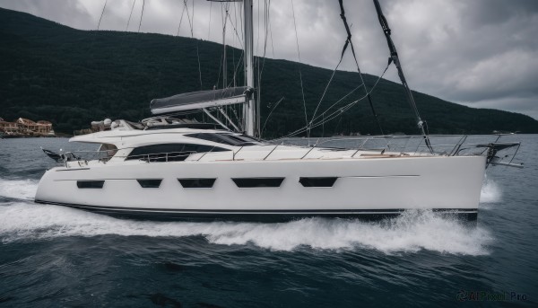 A graceful view of a boat in day