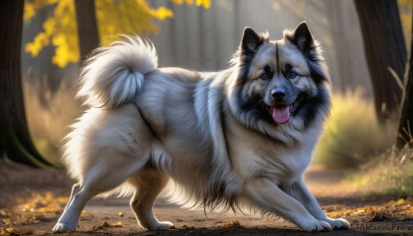 A inspiring view of a dog in day