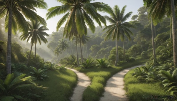 A glimpse of a landscape in a ethereal day