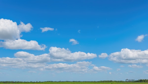 outdoors,sky,day,cloud,tree,blue sky,no humans,bird,cloudy sky,grass,nature,scenery,field,hill