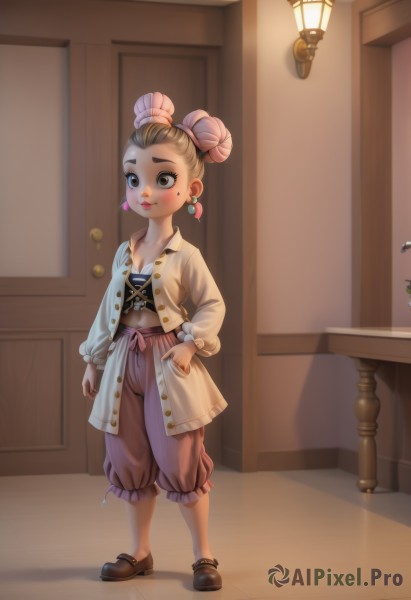 A child portrayed in a refreshing dynamic scene