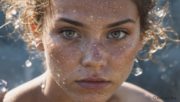 The serene presence of a female in a lush dynamic scene