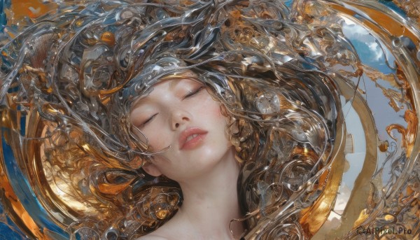 A inspiring female within dynamic scene