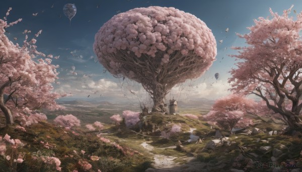 A landscape in a picturesque day