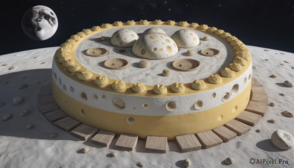 The allure of a spacecraft in a inviting outdoors