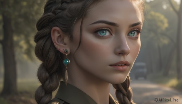 A majestic female within a beautiful day