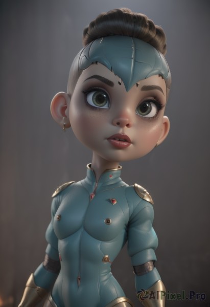 Dynamic scene brought to life with a captivating cyborg