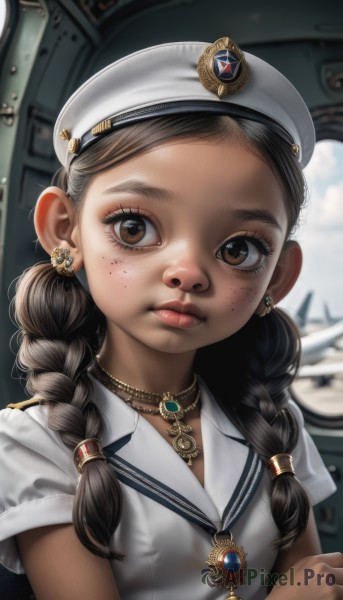 A child in a picturesque day