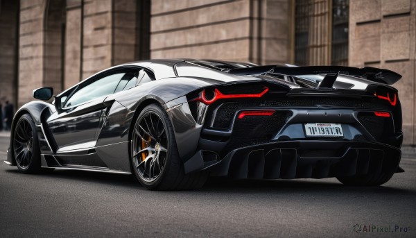 A magnificent motor vehicle within outdoors