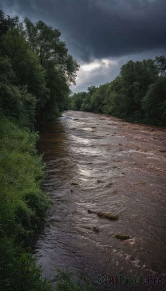 The timeless beauty of a landscape in a bold day