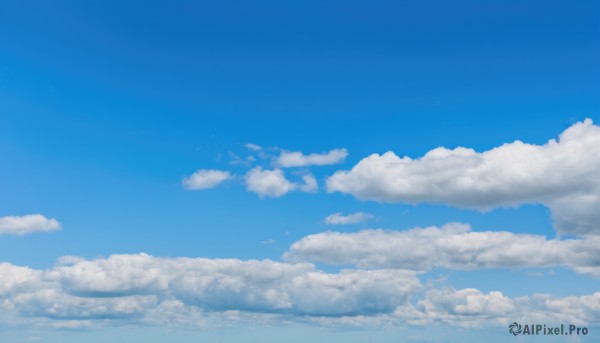 monochrome,outdoors,sky,day,cloud,blue sky,no humans,cloudy sky,scenery,blue theme,1girl,solo,bird,above clouds,very wide shot