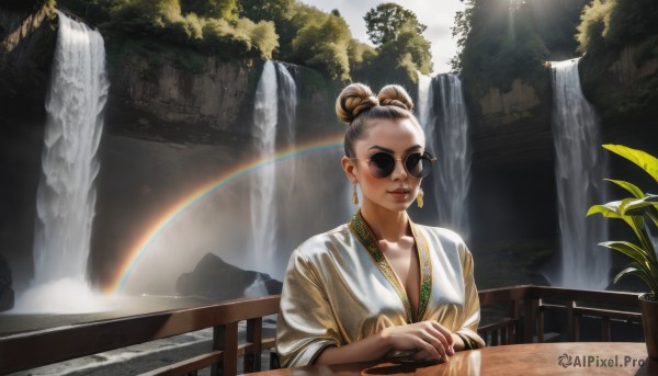 A stunning portrayal of a female in a lush day