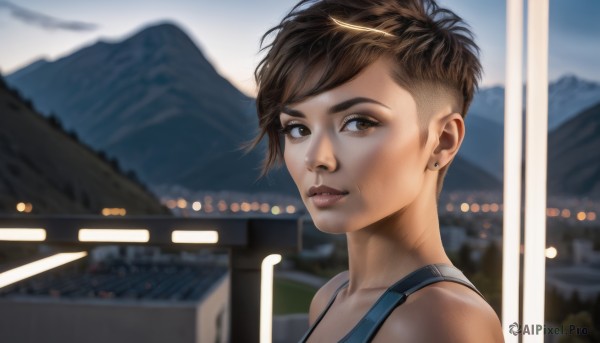 The charm of a female in a bold day
