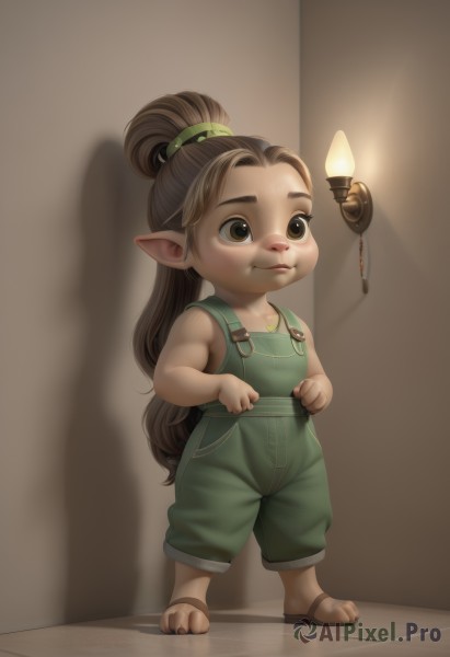 The beauty of a child set in a calm dynamic scene