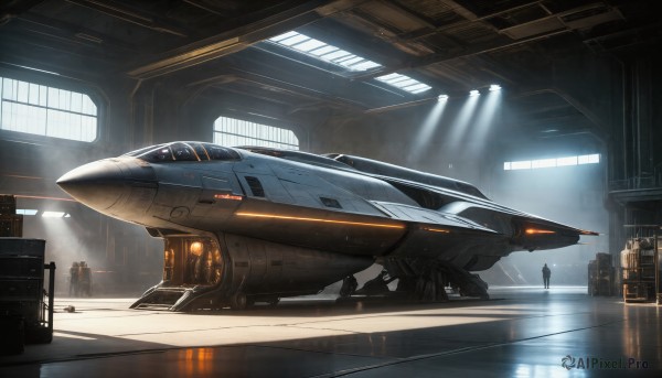 A majestic image of a spacecraft in sunlight