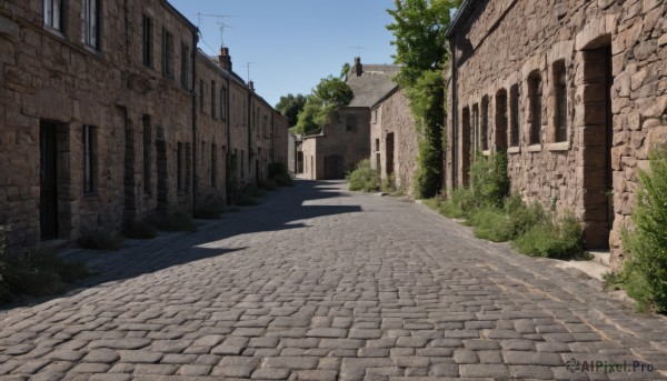 The beauty of a street set in a enchanting day