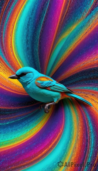 A majestic unique subject within a lush dynamic scene