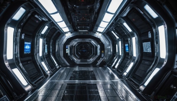 no humans,window,scenery,reflection,science fiction,realistic,cable,spacecraft,cockpit,indoors,machinery,space,monitor,planet,spacesuit,screen