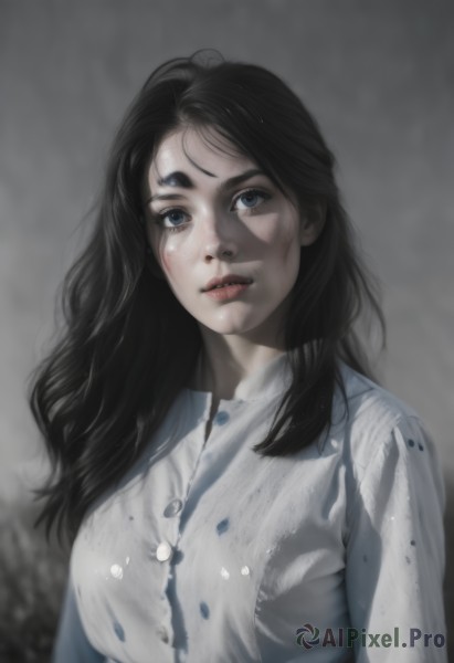 The timeless beauty of a female in a tranquil dynamic scene