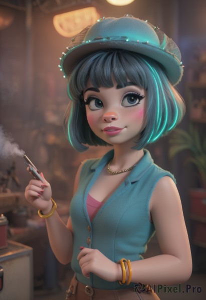 A female in the heart of a majestic moon