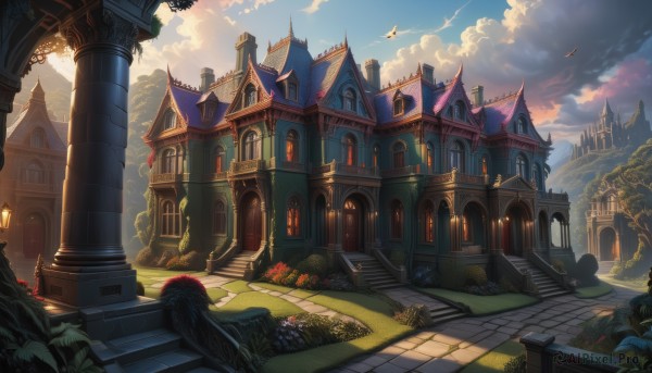 A captivating landscape within day