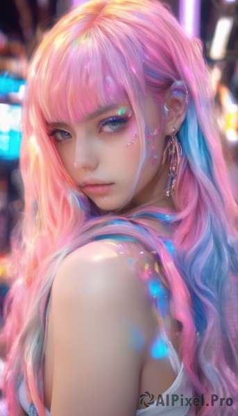 A majestic female within a beautiful dynamic scene