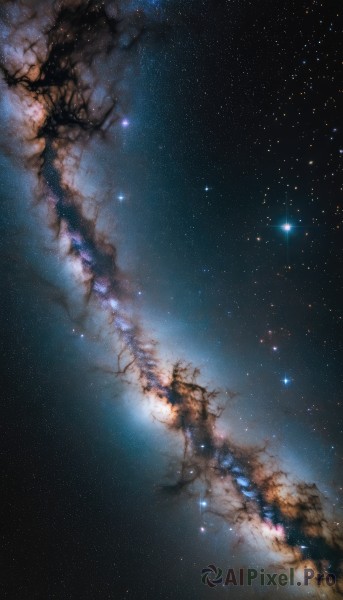 A delightful capture of a galaxy within outdoors